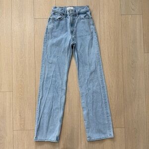 Abercrombie & Fitch Light Blue Straight Leg Jeans